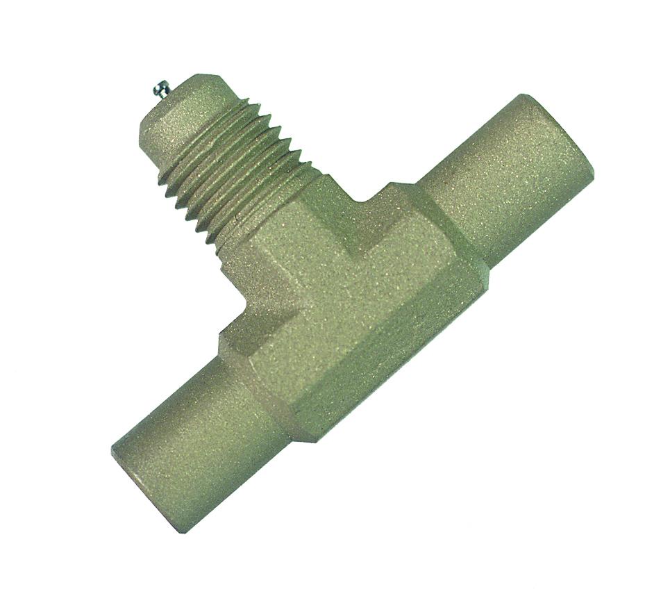 Pièce en T Schräder A-31134 1/4-3/8 ODSx1/4 SAEx1/4-3/8 ODS (10 pièces)