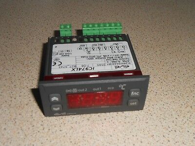 Inbouwthermostaat IC 974LX  12V ac/dc  2x8A/2x5A  excl. 2xPTC/NTC sensors