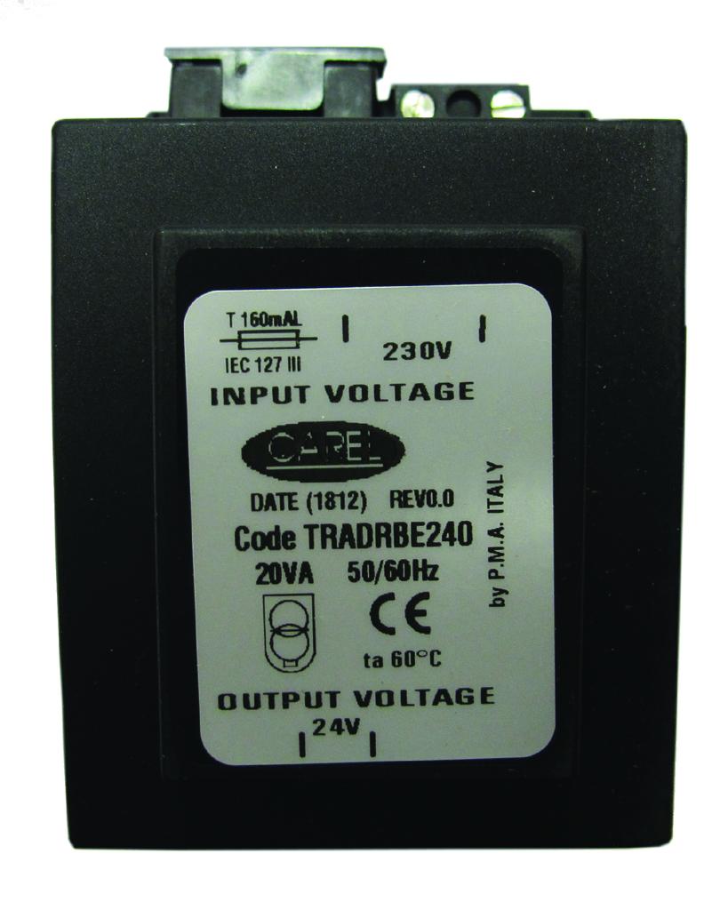 Transformateur TRADRBE240 230Vac/24Vac 20VA rail DIN