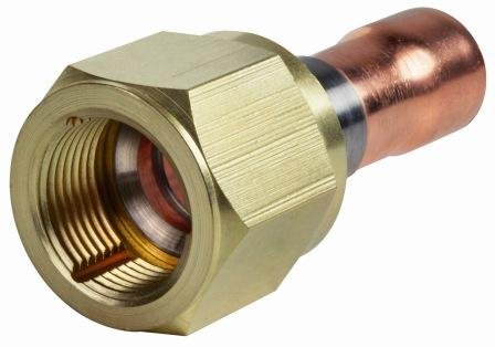 FA-2 Flare/Solder adaptor 1/4″ PS=46 bar copper/stainless steel